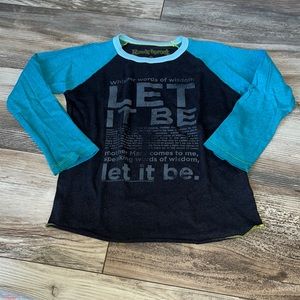 Rowdy Sprout Black and Blue Let It Be Tee